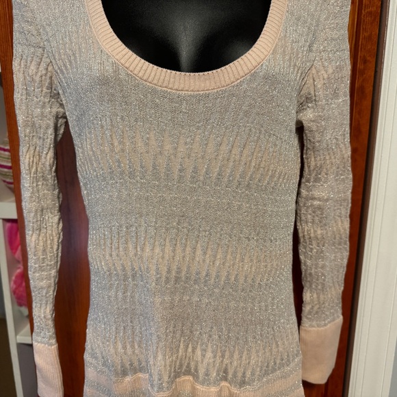 Victoria’s Secret Pink/Gray/Silver Sweater Dress. SZ XL. - Picture 2 of 5